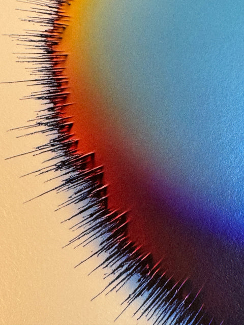 IMPACT 0012 by Kalle Hellzén, hand-signed one-of-one original on Hahnemühle Photo Rag Metallic 340gsm. Additional view.