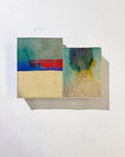 Things About Red, 33 x 24 cm, two panels, pigment transfer, acrylic and varnish on cradled wooden boards