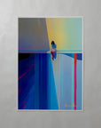 Bird, an open-edition giclée print by Atelier Kalle Hellzén on Hahnemühle German Etching, shown unframed in A2 size.
