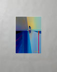 Bird, an open-edition giclée print by Atelier Kalle Hellzén on Hahnemühle German Etching, shown unframed in A3 size.