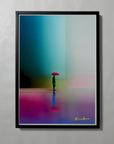 Off Season by Atelier Kalle Hellzén, A2 open-edition print flush-mounted in a black frame.