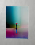 Off Season, an open-edition giclée print by Atelier Kalle Hellzén on Hahnemühle German Etching, shown unframed in A2 size.