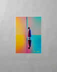 Private Sun, an open-edition giclée print by Atelier Kalle Hellzén on Hahnemühle German Etching, shown unframed in A3 size.
