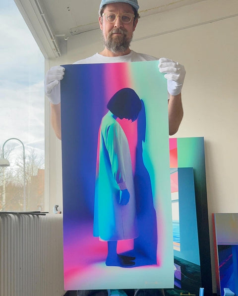 Atelier Kalle Hellzén 16.53 inches x 34.72 inches / 42 cm x 88.2 cm Lean
