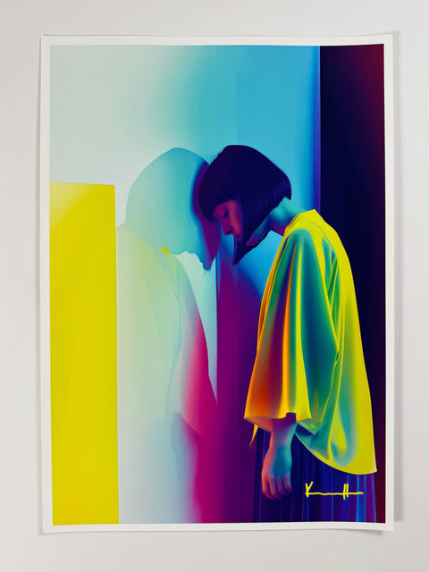 Atelier Kalle Hellzén Giclée 42×59.4cm/15.5×23.4in Step Back to Forward