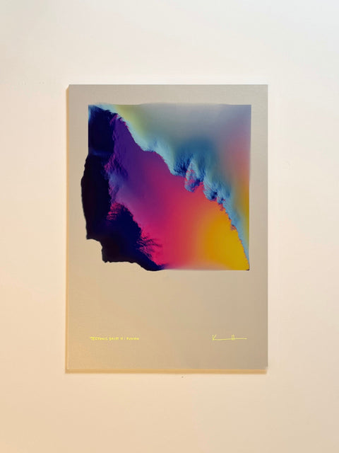 Atelier Kalle Hellzén Timed Limited Edition 297×420mm, 11.7×16.5in Tectonic Drift II: Fusion