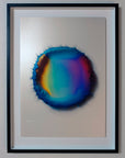 IMPACT 0014 by Kalle Hellzén, hand-signed one-of-one original presented in float mount with Museum Glass and black frame. Archival pigment on Hahnemühle Photo Rag Metallic 340gsm.