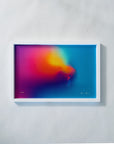 The Corner, Scale 0 Shadow Box w. Artglass (white) - print of The Relief of Becoming Small