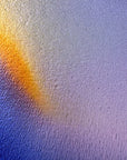 IMPACT 0014 by Kalle Hellzén, hand-signed one-of-one original. Archival pigment on Hahnemühle Photo Rag Metallic 340gsm, from macro studies of pigment, medium, chemistry, and physics under chromatic pressure. Alternate view.