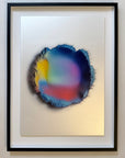 IMPACT 0016 by Kalle Hellzén, hand-signed one-of-one original presented in float mount with Artglass and a black frame. Archival pigment on Hahnemühle Photo Rag Metallic 340gsm.