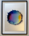 IMPACT 0018 by Kalle Hellzén, hand-signed one-of-one original presented in float mount with Artglass and a black frame. Archival pigment on Hahnemühle Photo Rag Metallic 340gsm.