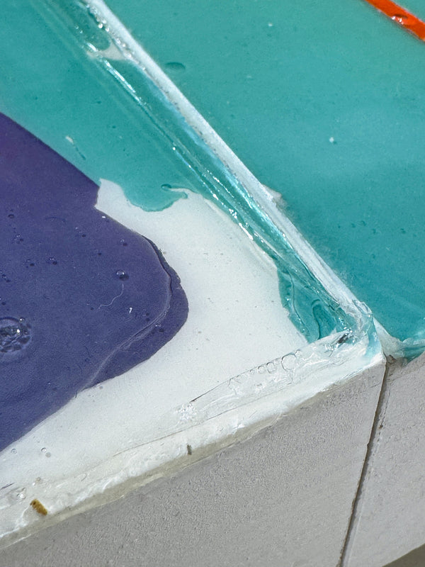 Divide, 30 x 40 cm, detail of the surface