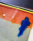 Night Swim, 40 x 40 cm, detail of the surface
