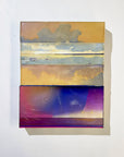 Subtle Shifts, 40 x 50 cm, pigment transfer, acrylic and varnish on cradled wooden boards