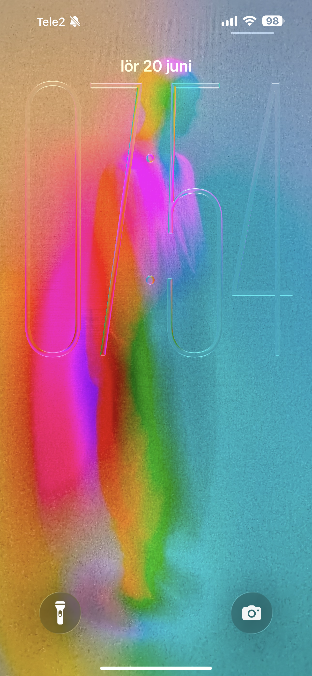 What Comes Back by Kalle Hellzén shown as an iPhone lock screen