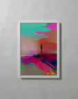 Golden Hour by Atelier Kalle Hellzén, A3 open-edition print flush-mounted in a white frame.