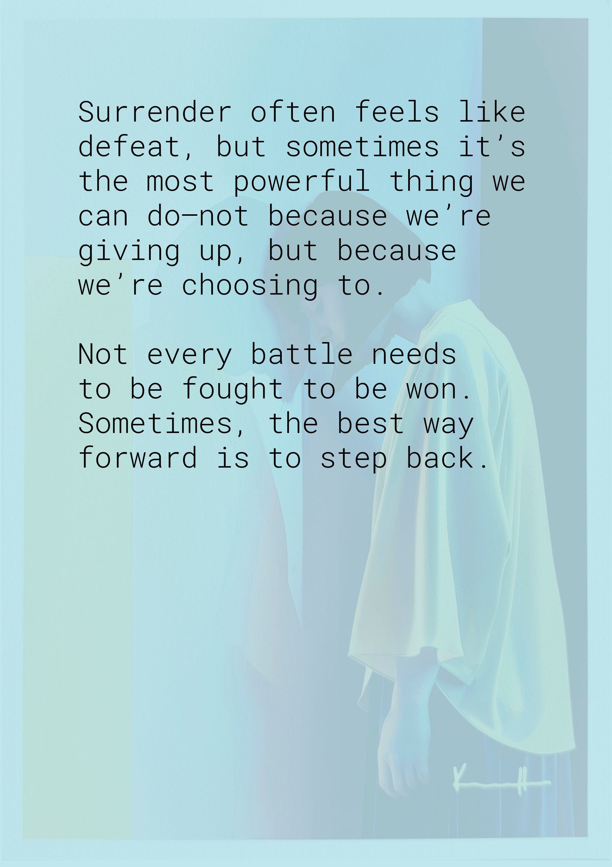 Atelier Kalle Hellzén Giclée 11.7″ × 16.54″ / 29.7cm × 42cm Step Back to Forward