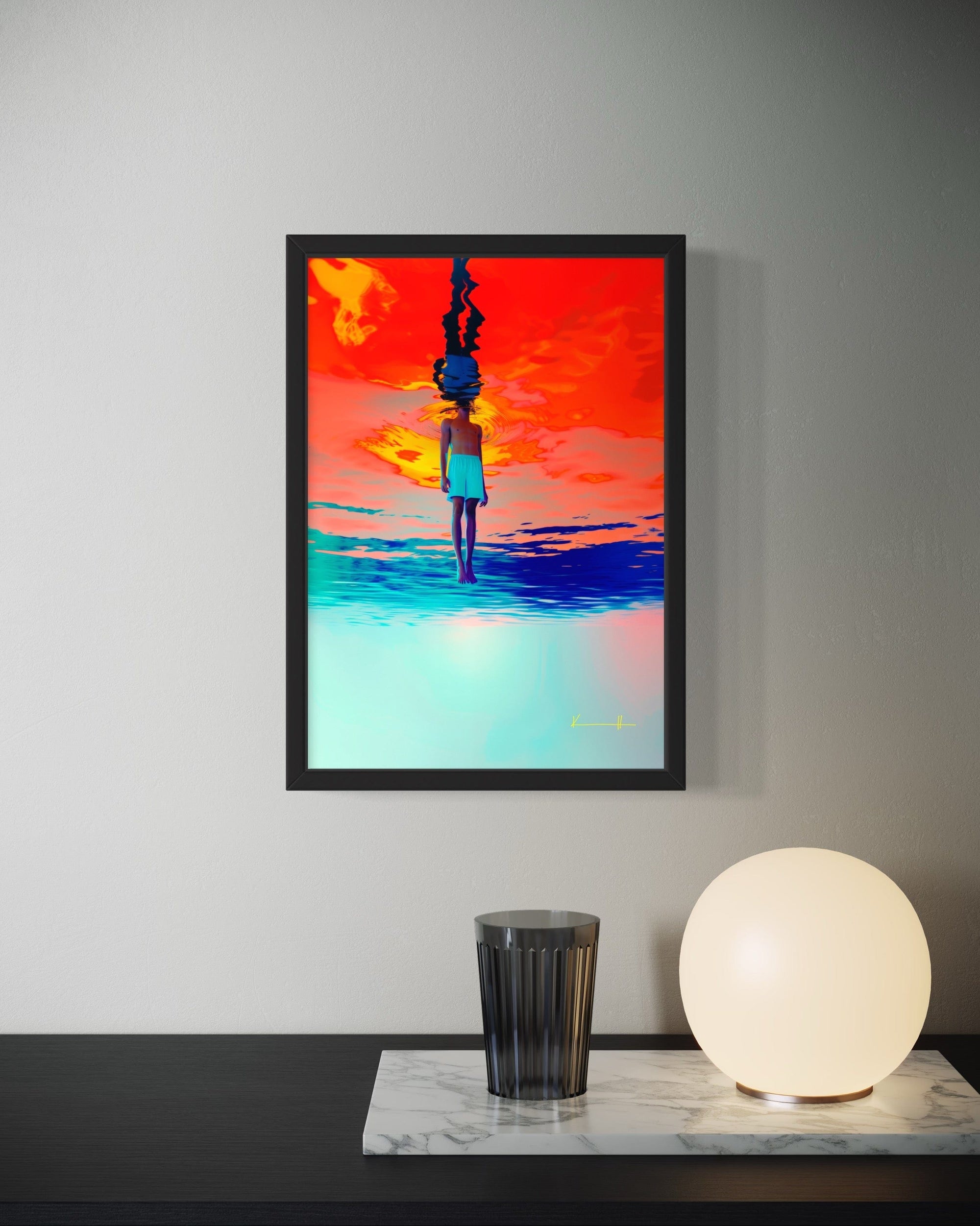 Atelier Kalle Hellzén Giclée 21cm x 30cm, 8.3inches x 11.7inches / Black Air