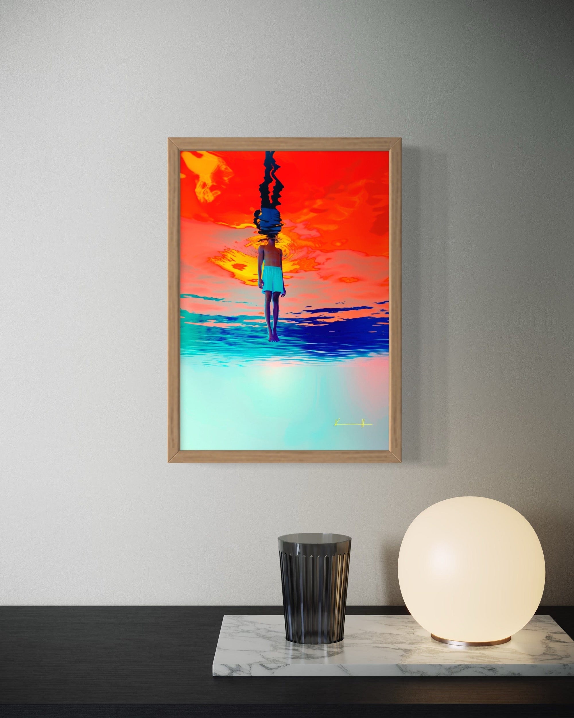 Atelier Kalle Hellzén Giclée 21cm x 30cm, 8.3inches x 11.7inches / Oak Air