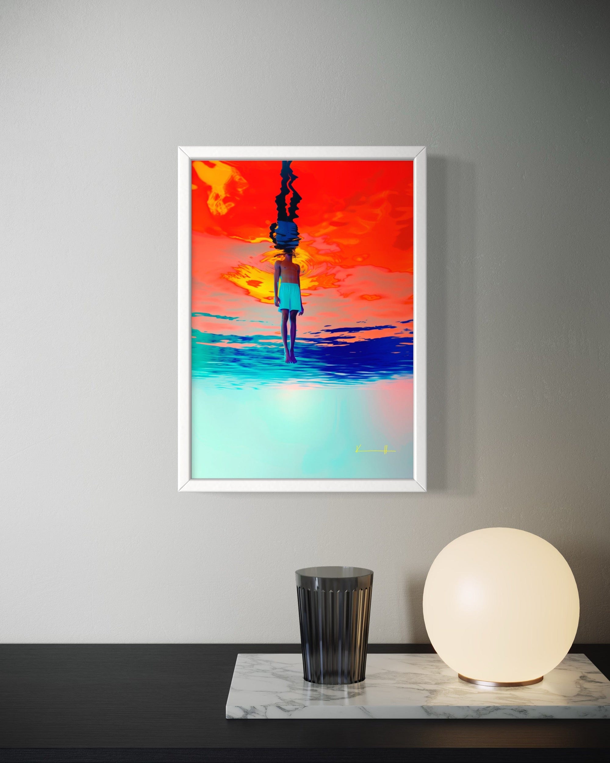 Atelier Kalle Hellzén Giclée 21cm x 30cm, 8.3inches x 11.7inches / White Air