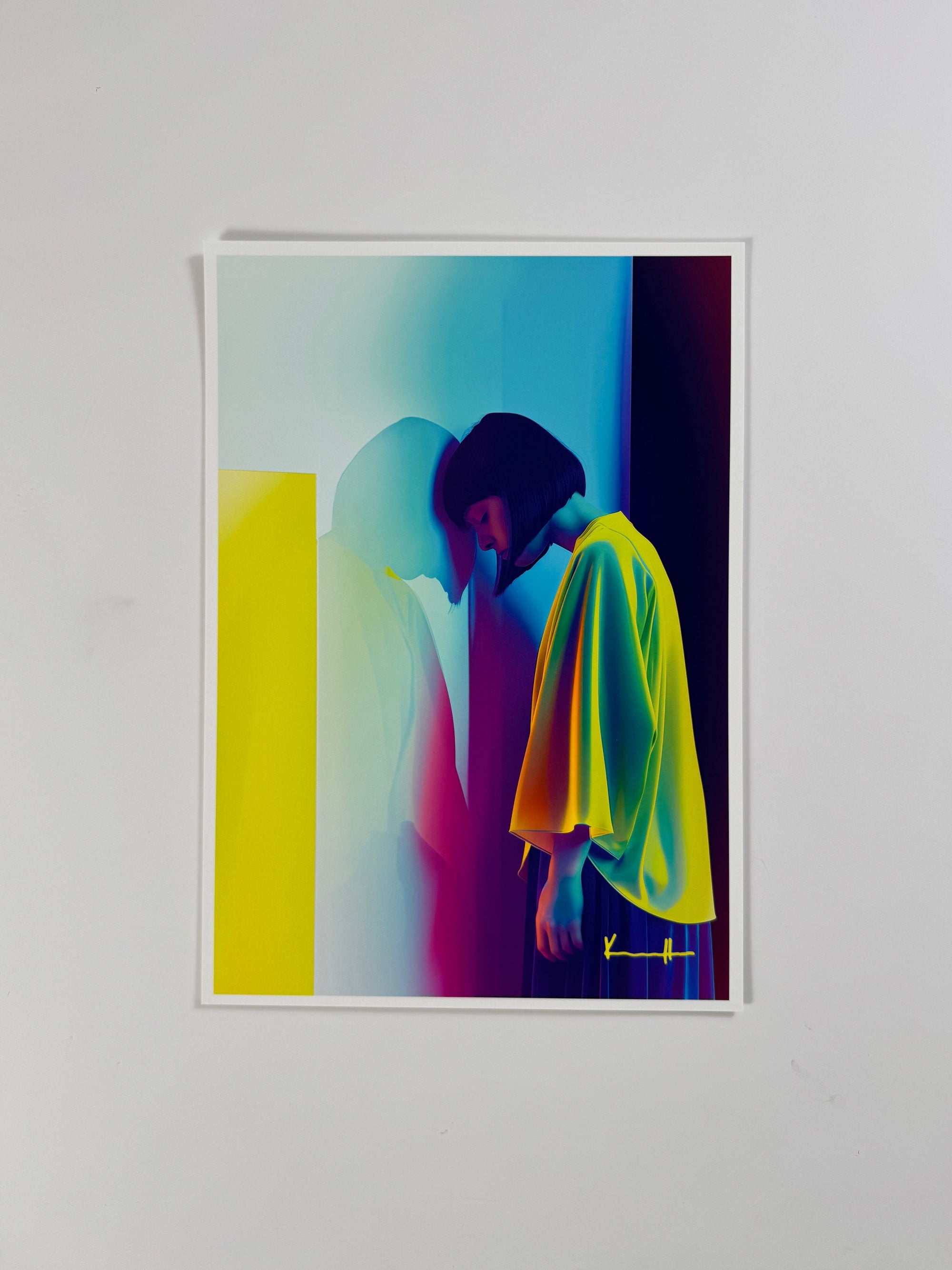 Atelier Kalle Hellzén Giclée 29.7×42cm/11.7×16.54in Step Back to Forward