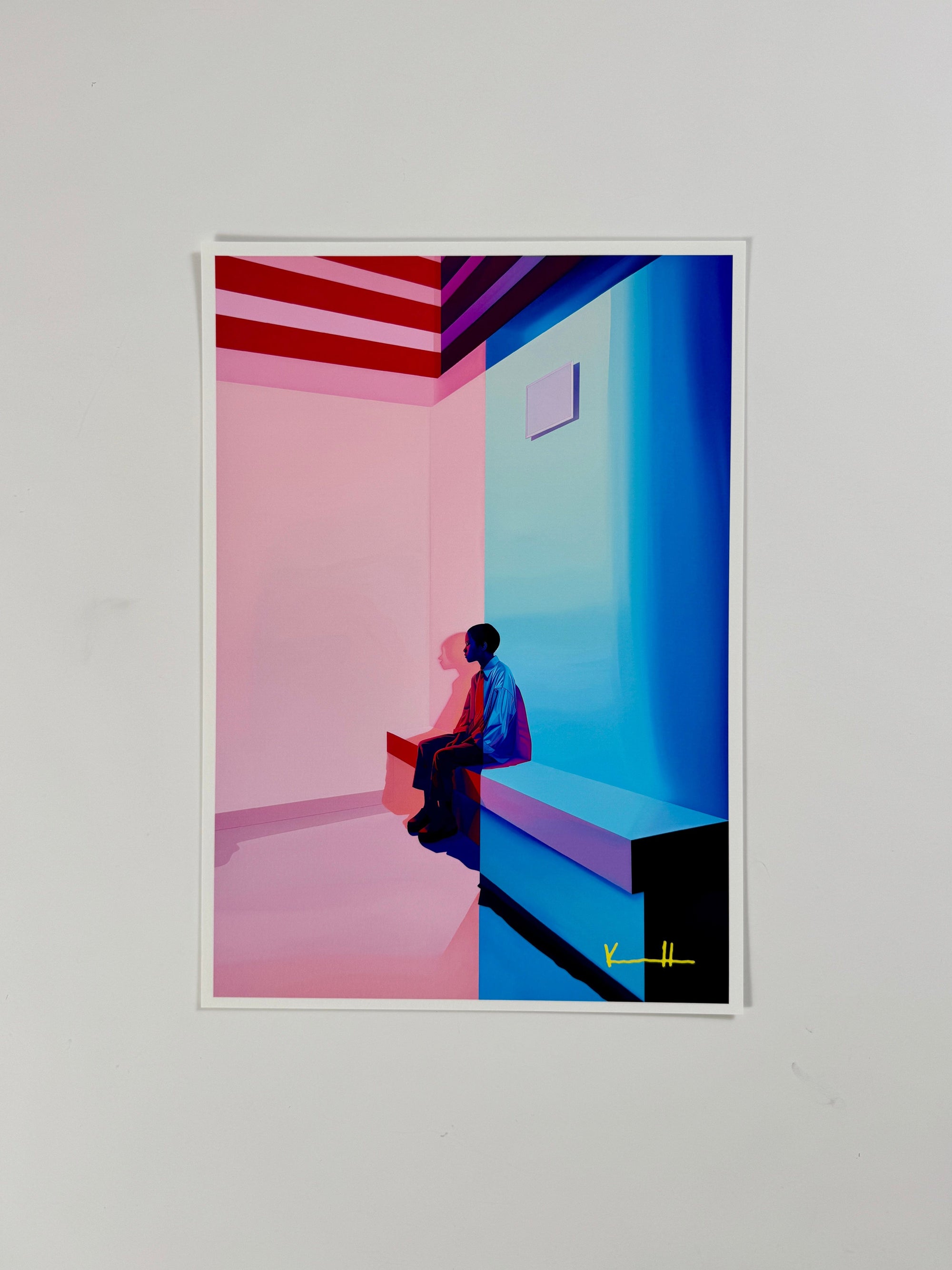 Atelier Kalle Hellzén Giclée 29.7×42cm/11.7×16.54in The Quiet Beyond