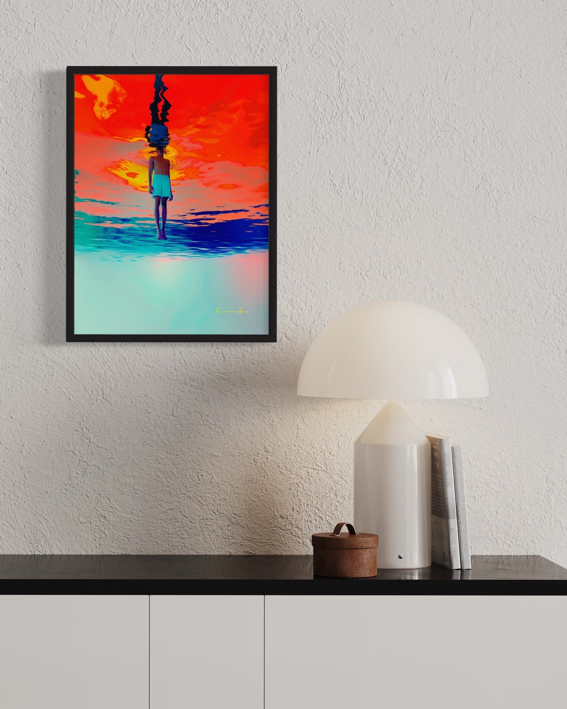 Atelier Kalle Hellzén Giclée 30cm x 40cm, 11.8inches x 15.8inches / Black Air