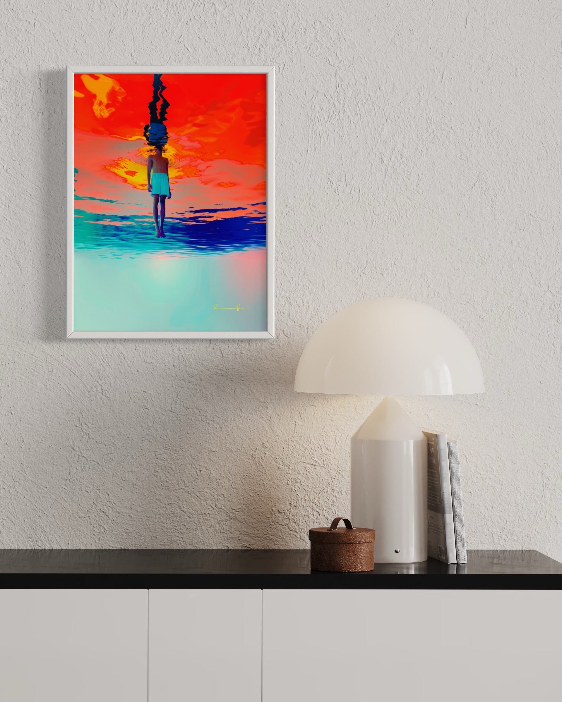 Atelier Kalle Hellzén Giclée 30cm x 40cm, 11.8inches x 15.8inches / White Air