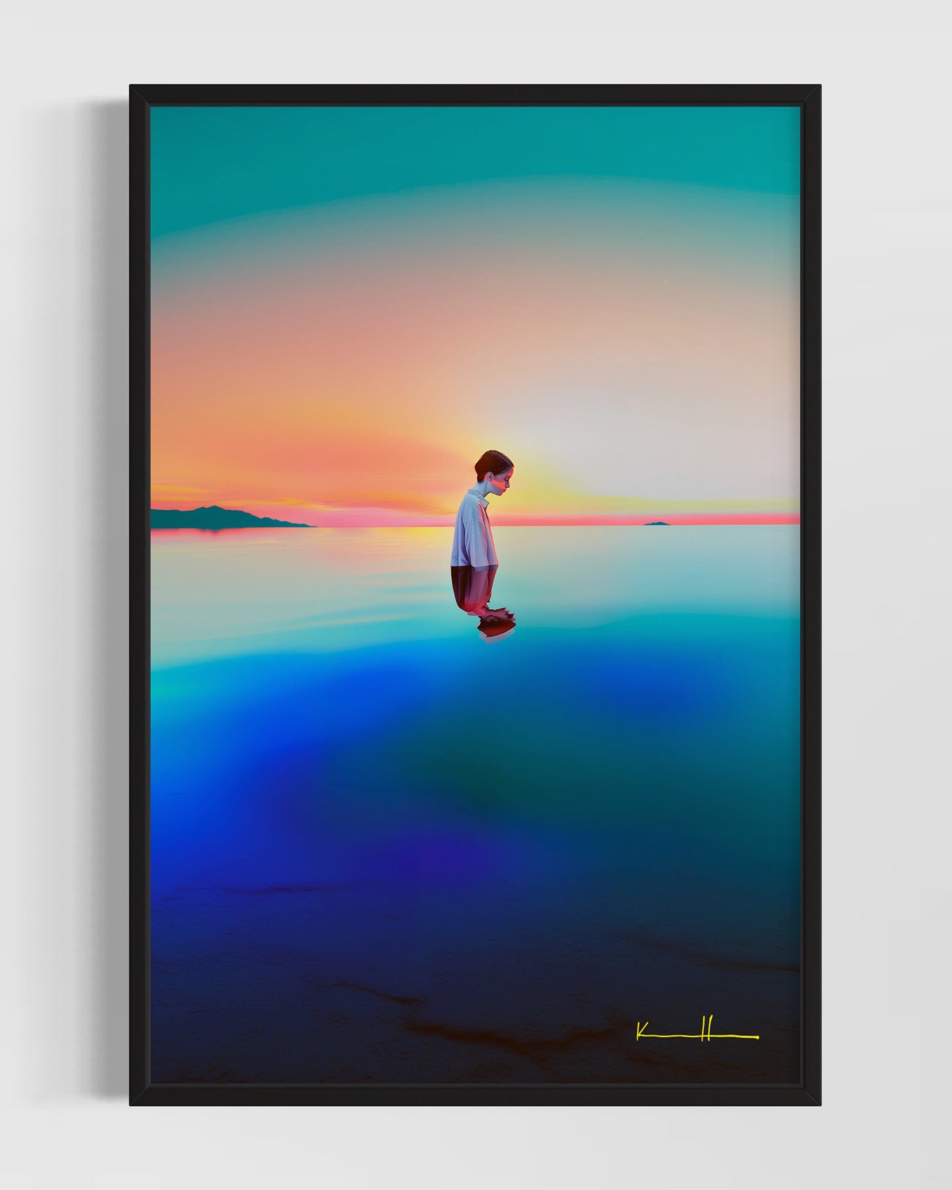 Atelier Kalle Hellzén Giclée 40cm x 60cm, 15.8inches x 23.6inches / Black Midsummer