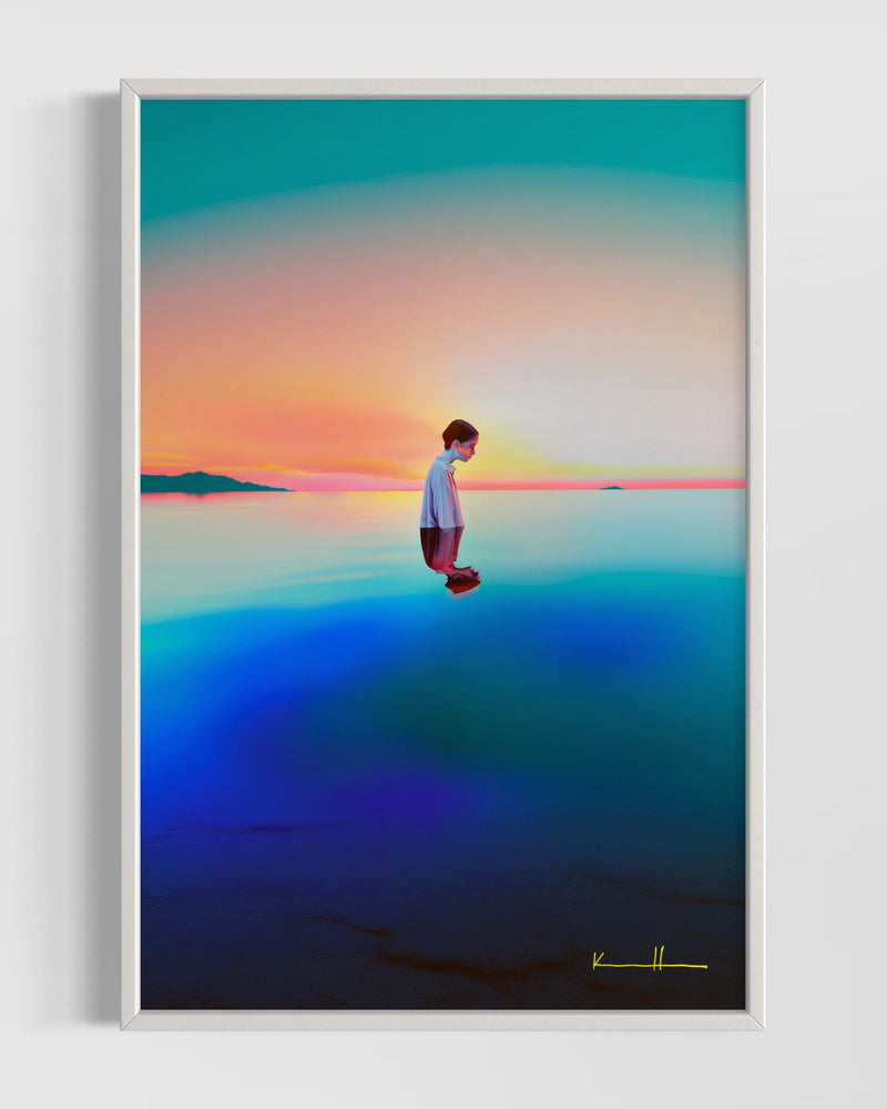 Atelier Kalle Hellzén Giclée 40cm x 60cm, 15.8inches x 23.6inches / White Midsummer