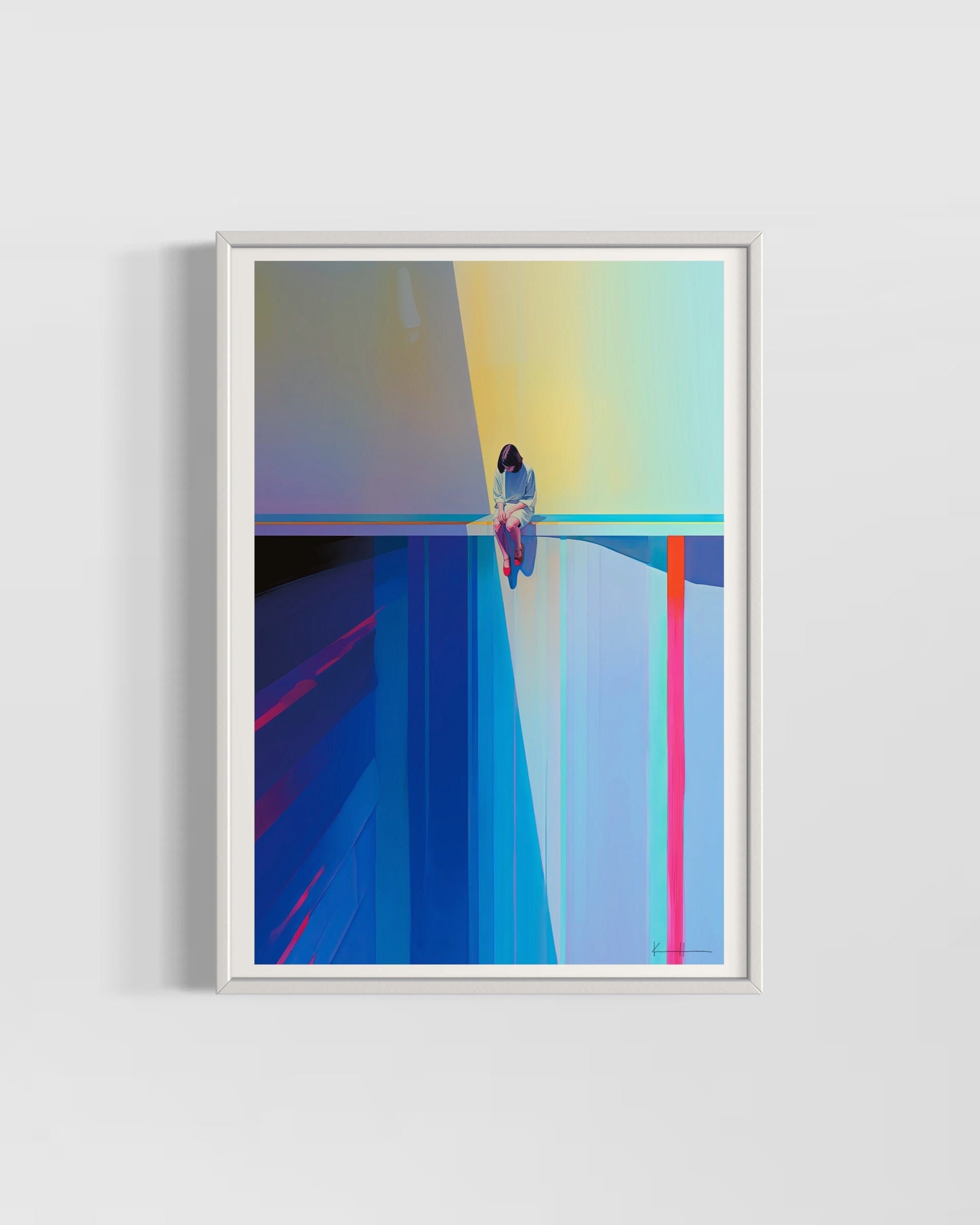 Atelier Kalle Hellzén Giclée 42cm x 59cm, 16.5inches x 23.4inches / White Bird | Limited Edition Fine Art Print