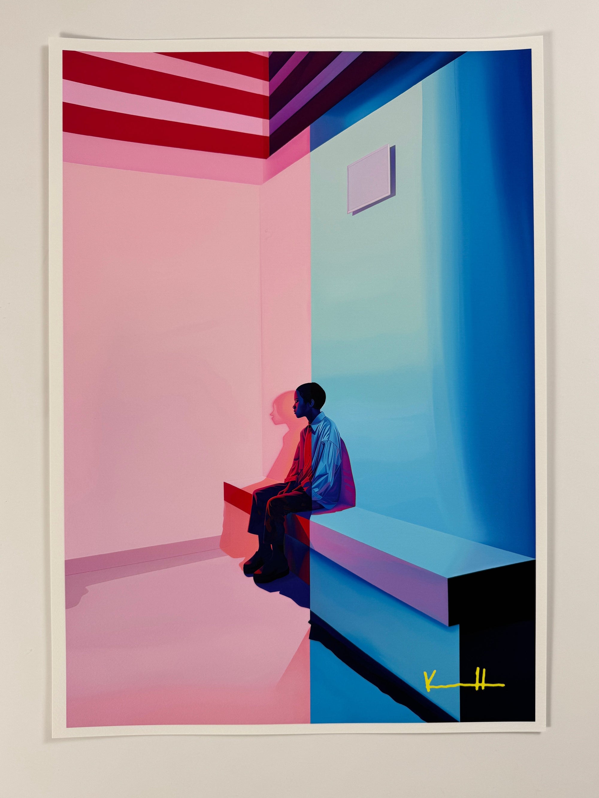 Atelier Kalle Hellzén Giclée 42×59.4cm/15.5×23.4in The Quiet Beyond