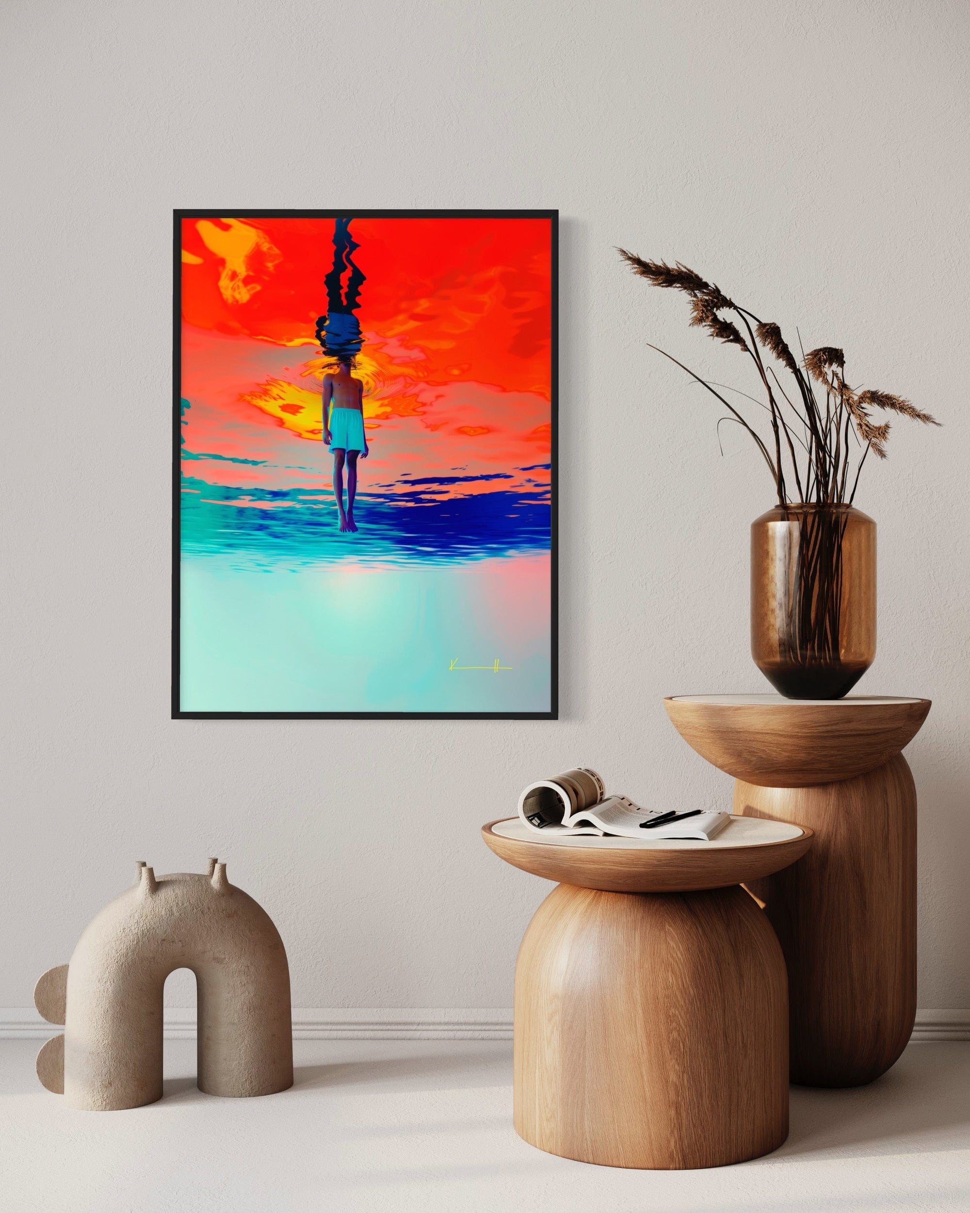 Atelier Kalle Hellzén Giclée 60cm x 80cm, 23.8inches x 31.5inches / Black Air