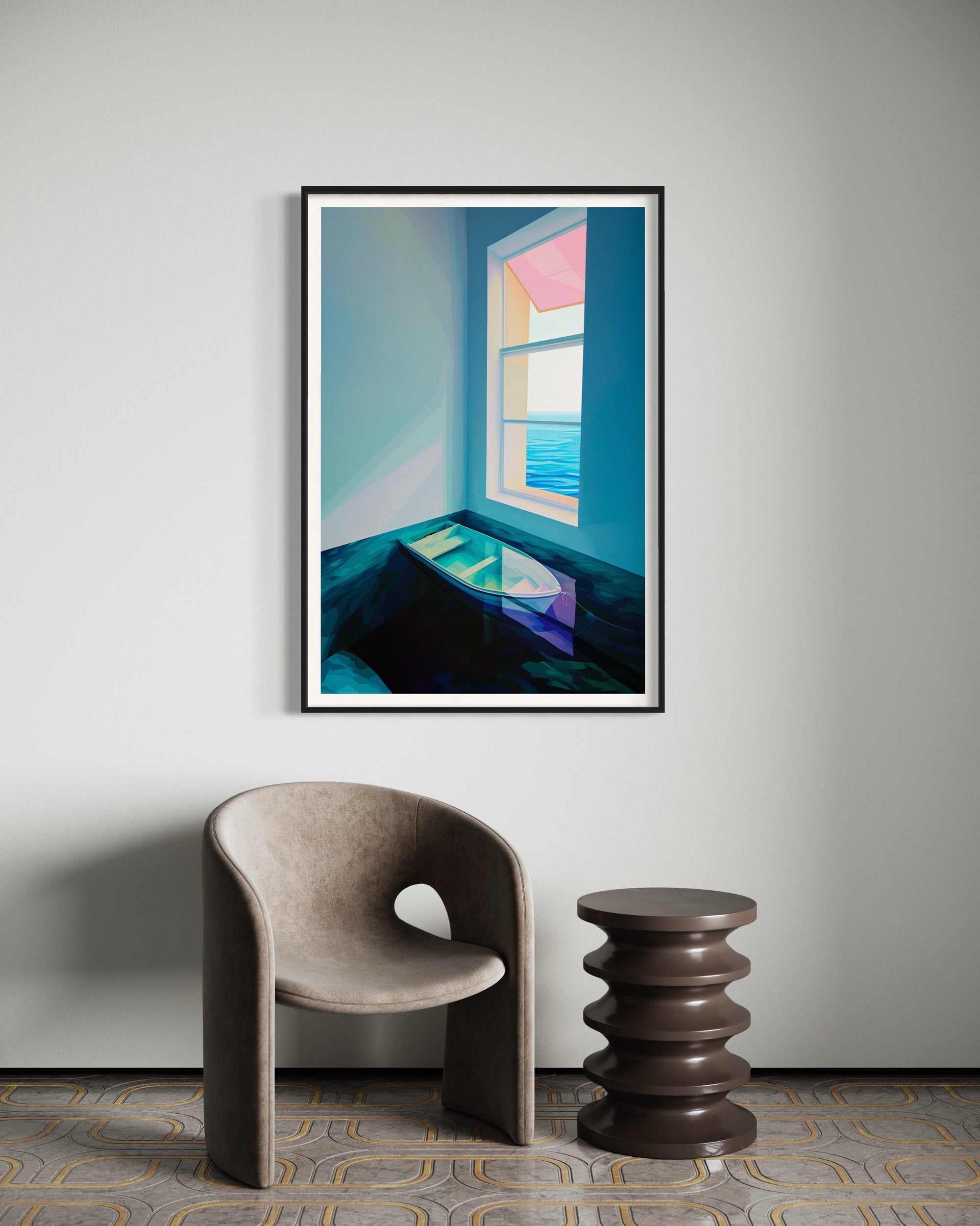 Atelier Kalle Hellzén Giclée 70cm x 100cm / 27.6inches x 39.4inches / Black Escape