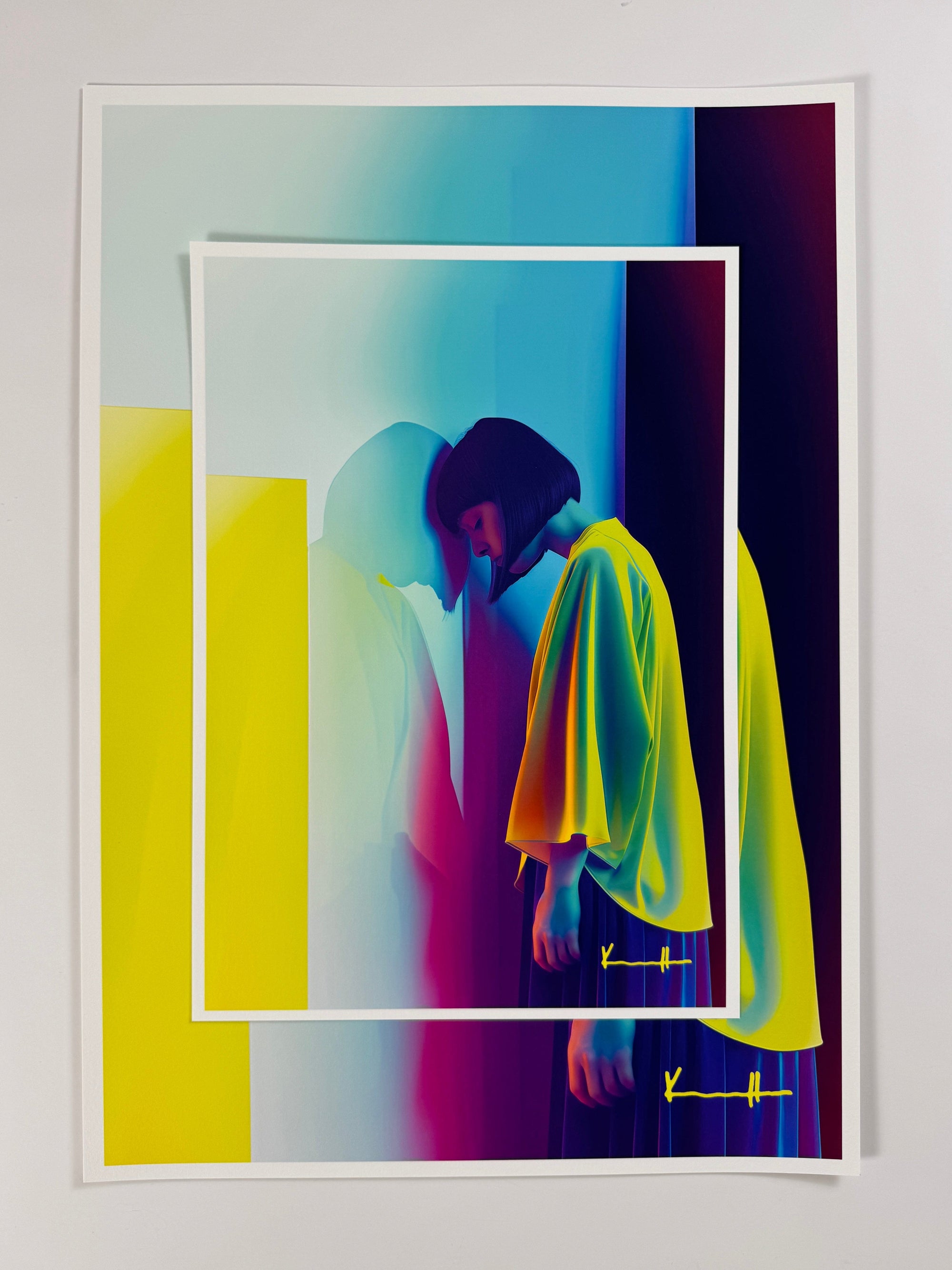 Atelier Kalle Hellzén Giclée Step Back to Forward