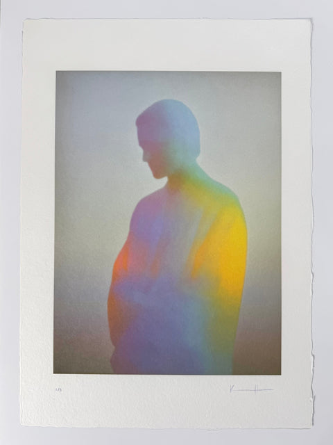 WHSPR by Atelier Kalle Hellzén, hand-signed and numbered Limited Edition of 5. Archival pigment on handmade 300gsm kozo washi with natural deckled edge.