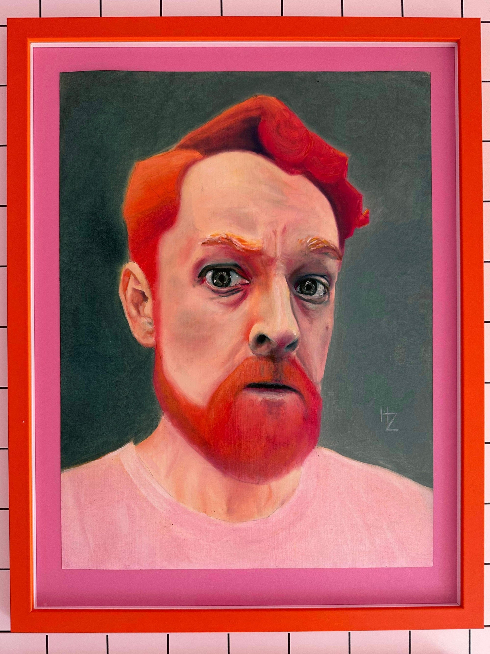 Atelier Kalle Hellzén Red The First Four | Oil Paintings