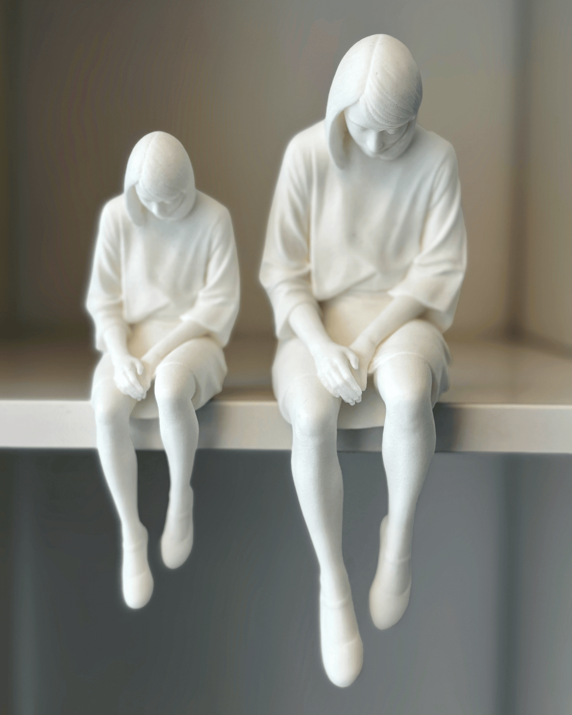 Atelier Kalle Hellzén Sculpture Large (7.87" / 20cm) / White White Bird