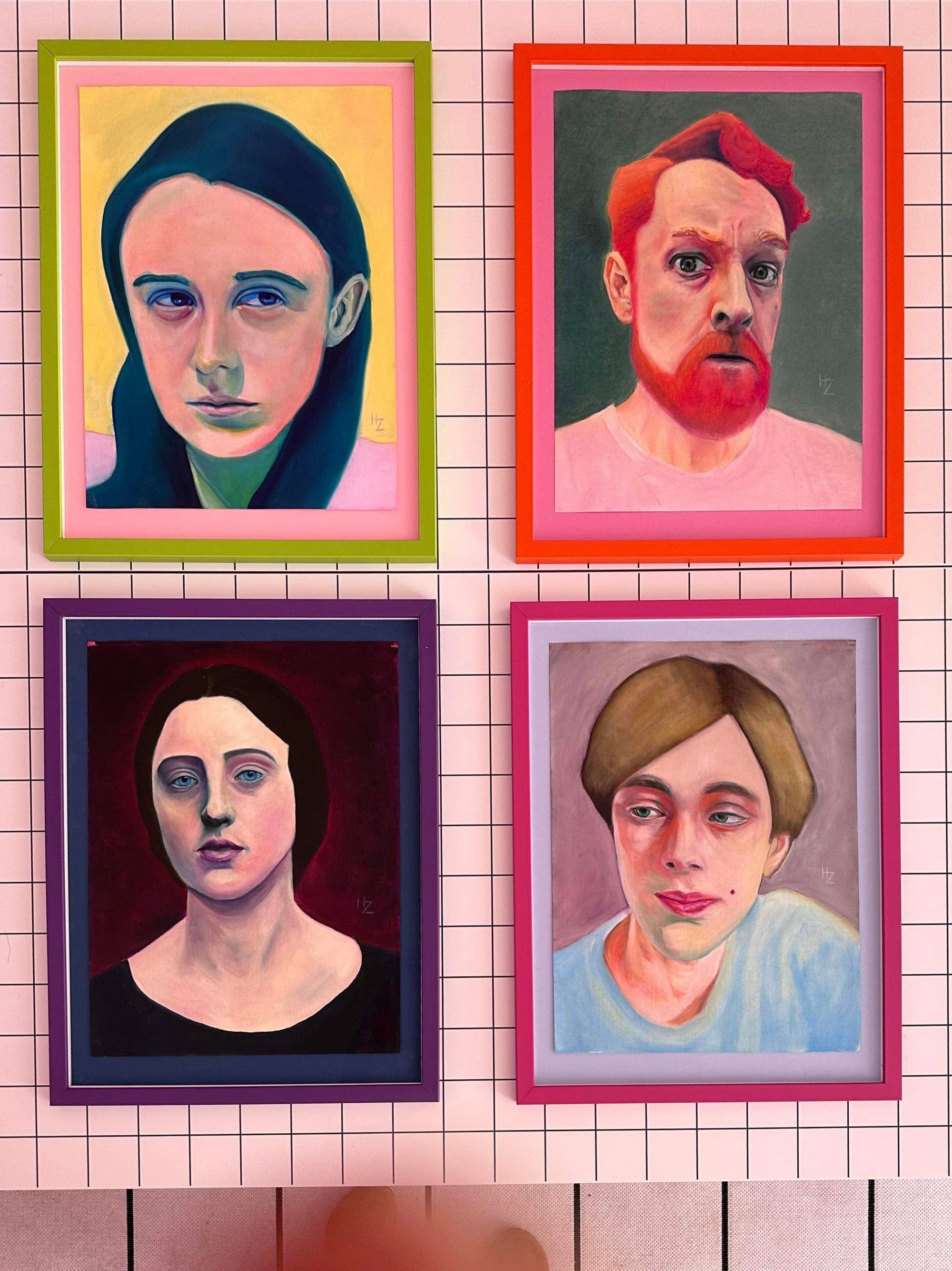 Atelier Kalle Hellzén The First Four | Oil Paintings