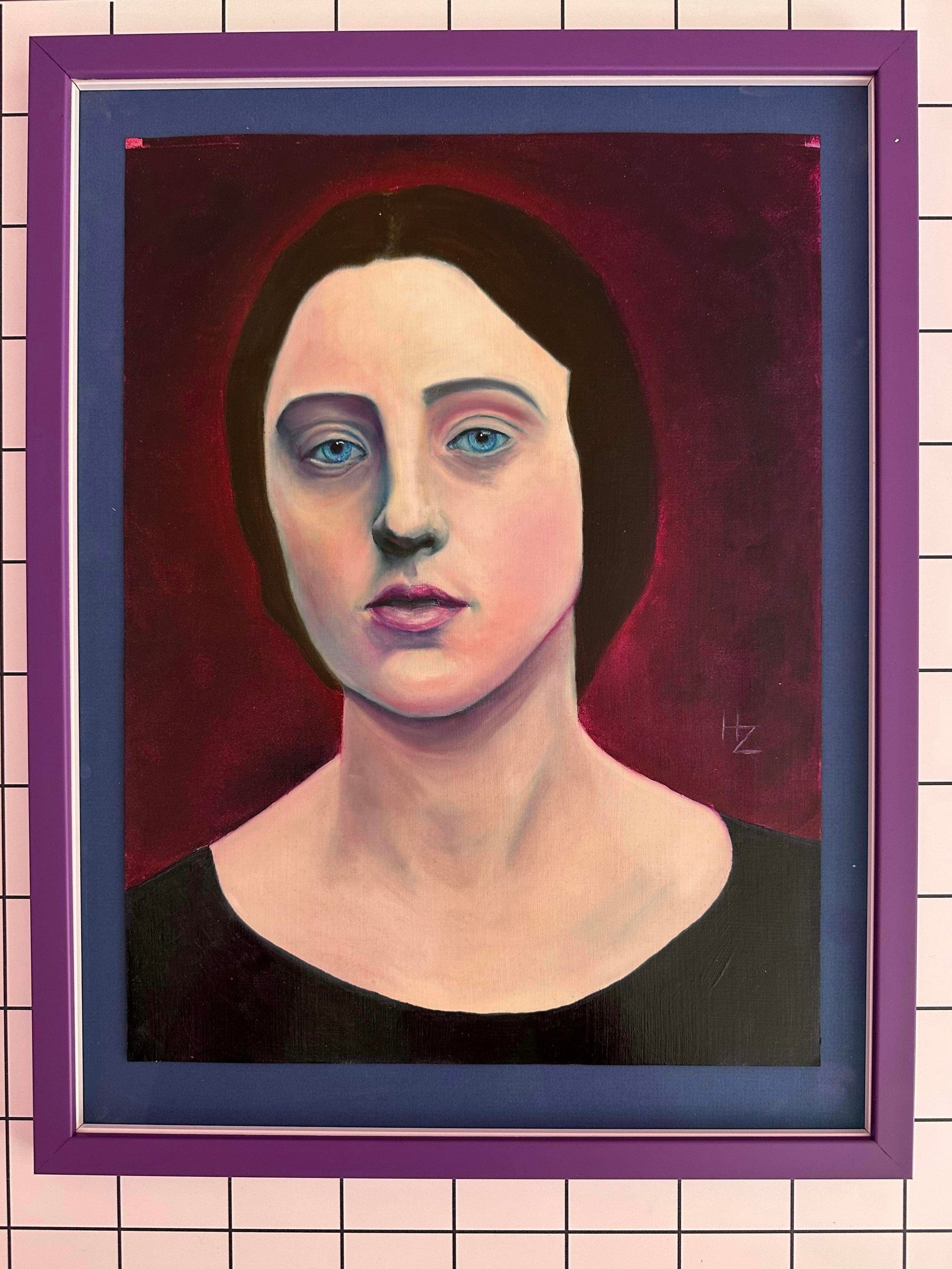 Atelier Kalle Hellzén The Woman in the Red Room The First Four | Oil Paintings