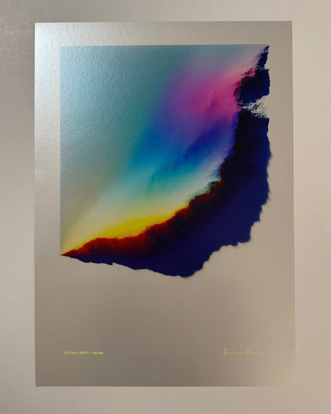 Atelier Kalle Hellzén Timed Limited Edition 420×594mm, 16.5×23.4in Tectonic Drift I: Vector