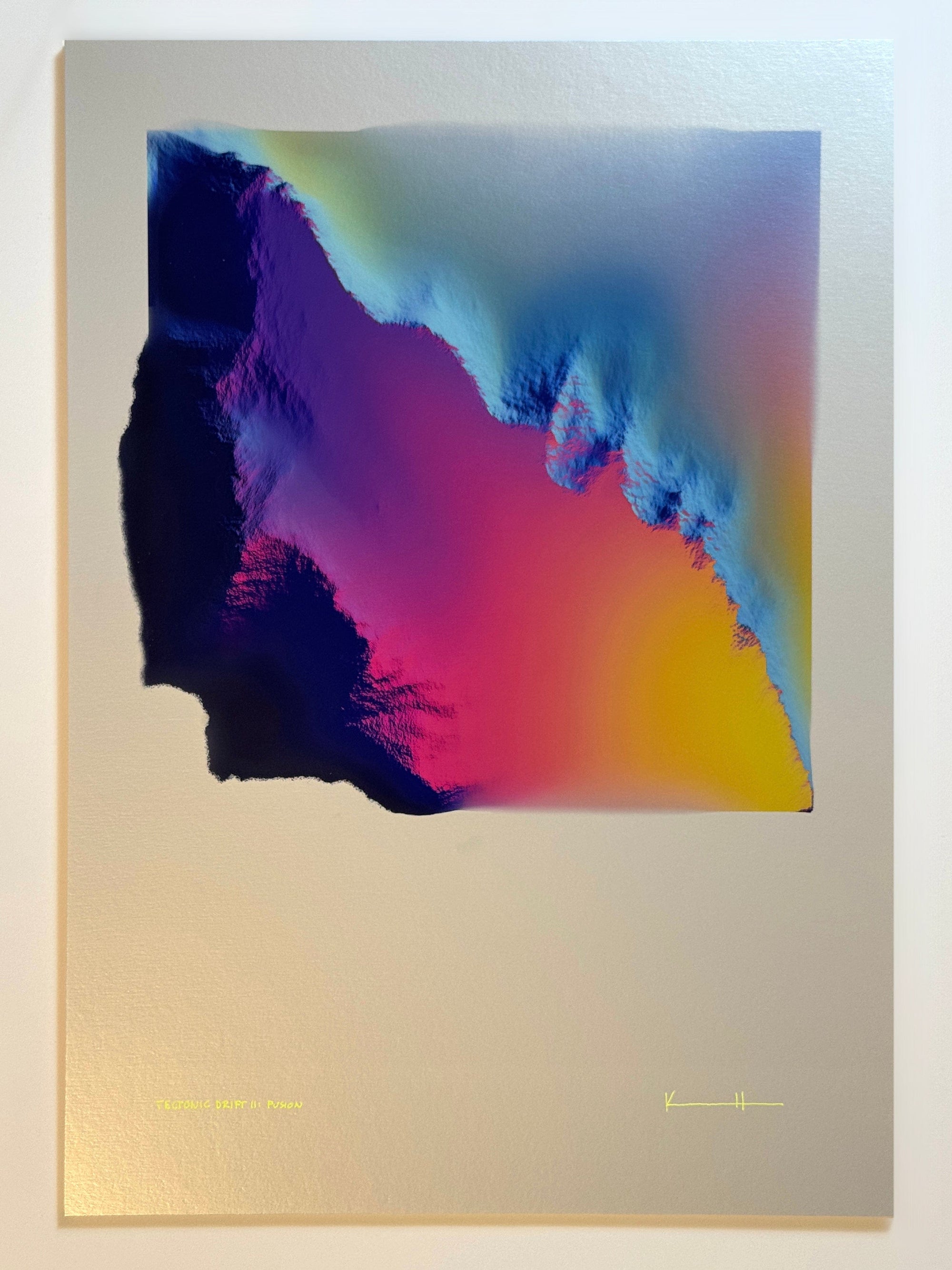 Atelier Kalle Hellzén Timed Limited Edition 420×594mm, 16.5×23.4in Tectonic Drift II: Fusion