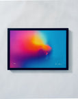 The Corner, Scale 0 Flush Mount (black) - print of The Relief of Becoming Small