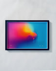 The Corner, Scale 0 Shadow Box w. Artglass (black) - print of The Relief of Becoming Small