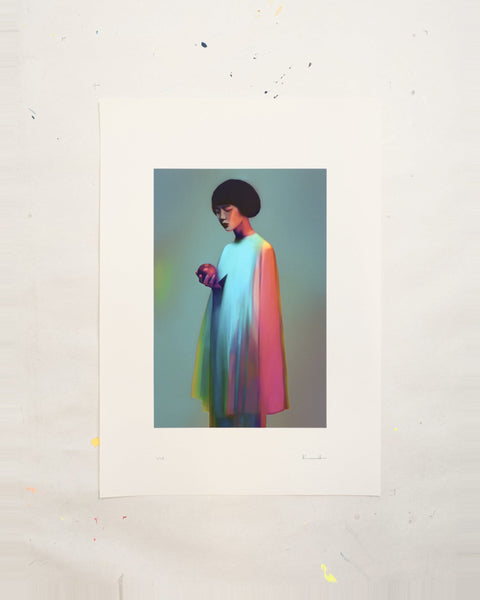 Becoming, 42 × 59.4 cm, giclée on Hahnemühle German Etching, print only