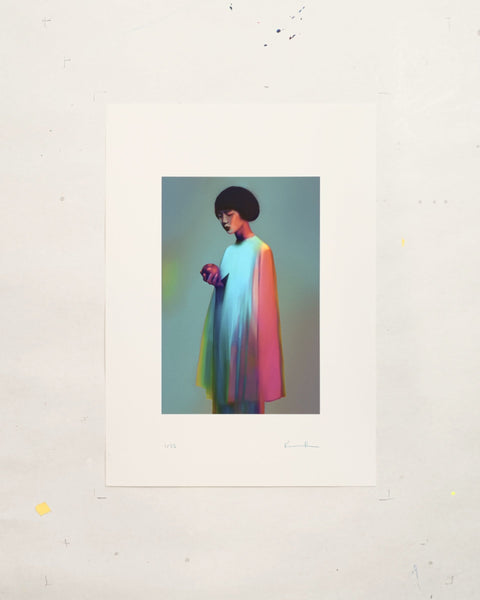 Becoming, 29.7 × 42 cm, giclée on Hahnemühle German Etching, print only
