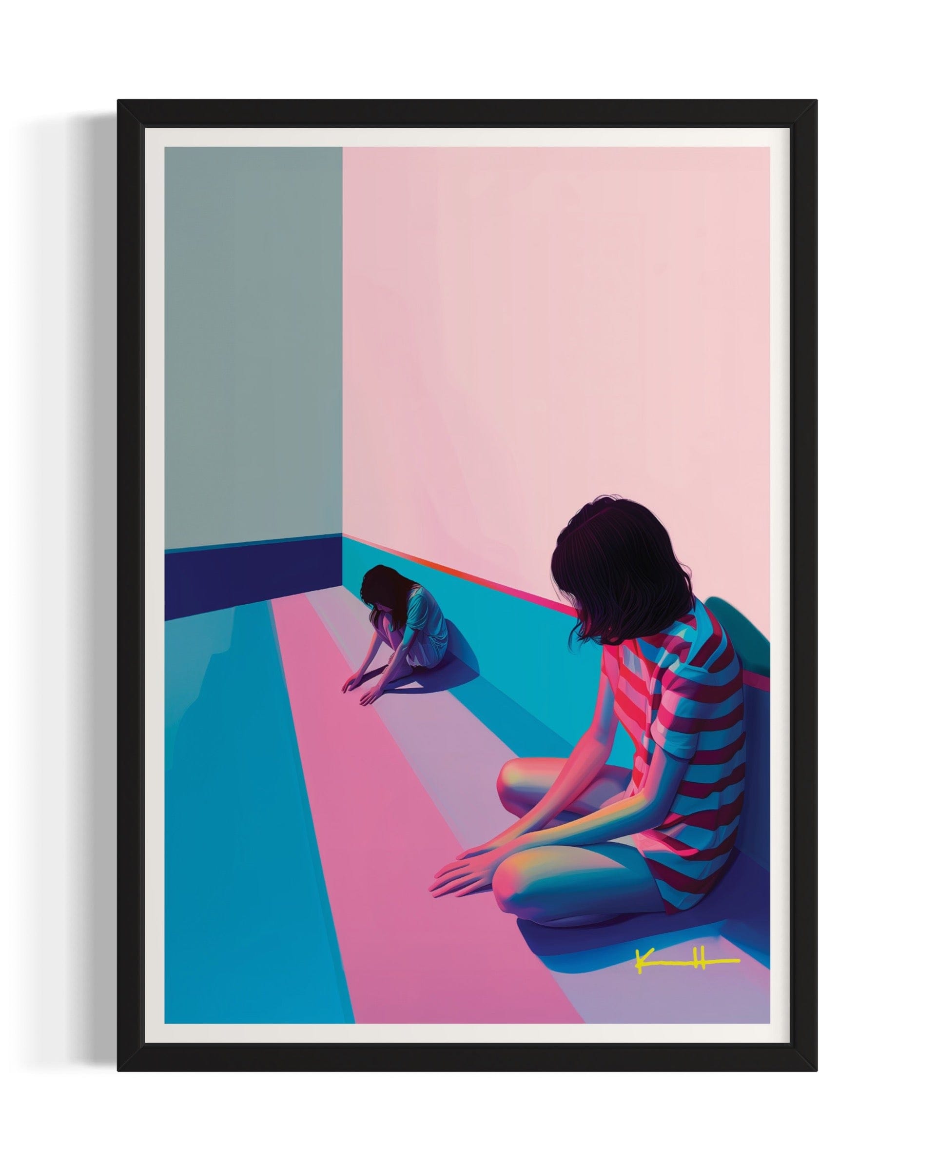 Kalle Hellzen Giclée 30cm x 42cm, 11.7inches x 16.5inches / Black What I Know Now | Open Edition Fine Art Print