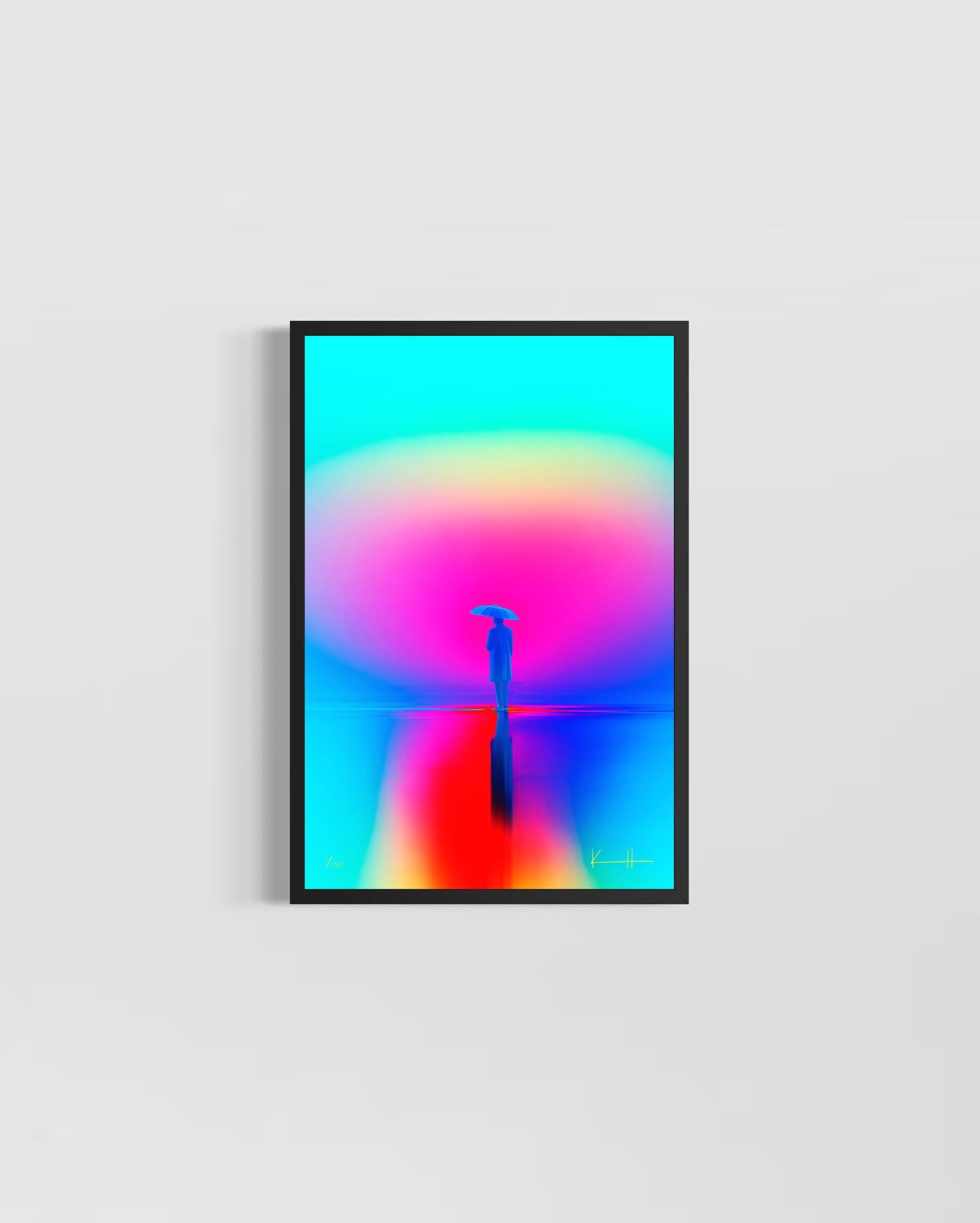 Kalle Hellzén Giclée 30cm x 45cm, 11.8inches x 17.7inches / Black Alt Season