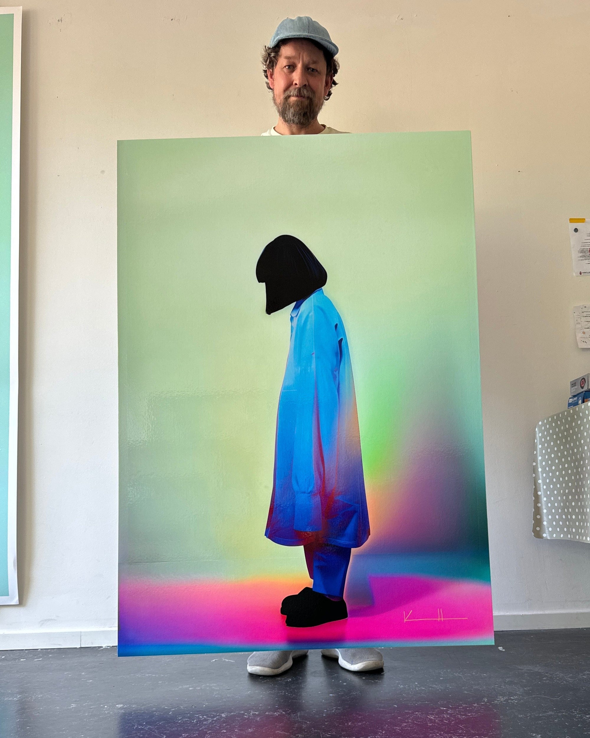 Kalle Hellzen - Home Giclée 98cm x 140cm, 38.58inches x 55.12inches / Hand-Embellished Unique (only in 98cm x 140cm) Home